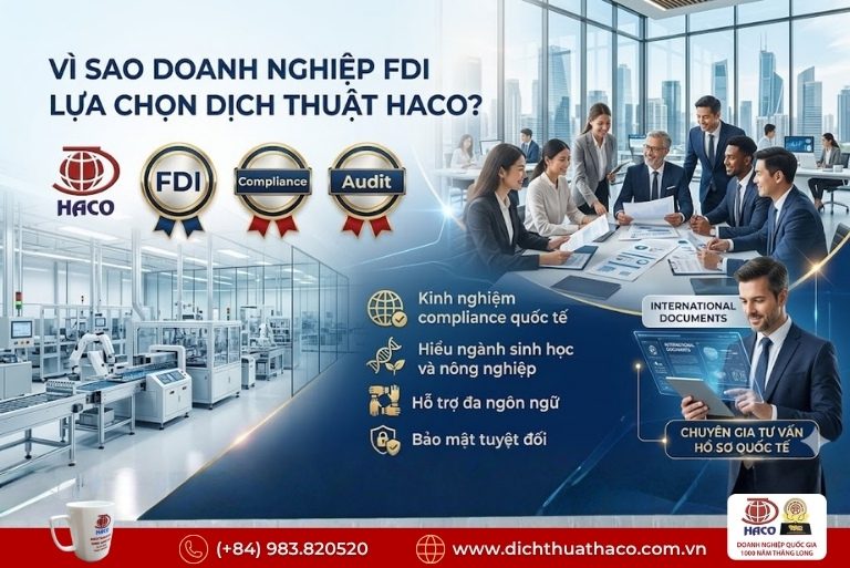 Dịch thuật quy trình an toàn sinh học