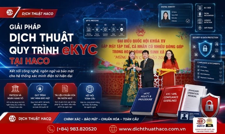 Dịch Thuật Quy Trình eKYC Chính Xác, Bảo Mật Tại HACO 3 dich thuat quy trinh dinh danh khach hang ekyc 1