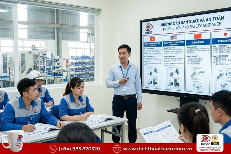 Dịch Thuật Quy Trình Sản Xuất Foxconn Bắc Giang 2026 4 Dịch Thuật Quy Trình Sản Xuất Foxconn Bắc Giang