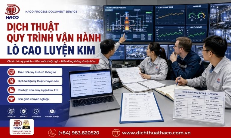 dich thuat quy trinh van hanh lo cao luyen kim 4
