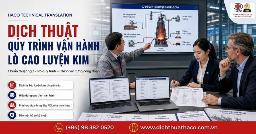 dich thuat quy trinh van hanh lo cao luyen kim 7