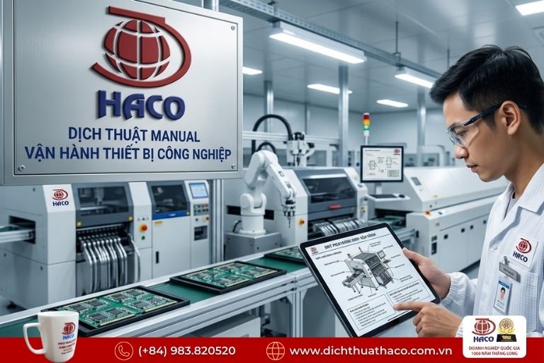 Dịch Thuật Quy Trình Vận Hành Nhà Máy LG Hải Phòng