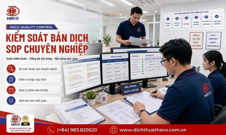 dich thuat quy trinh van hanh tieu chuan sop 5