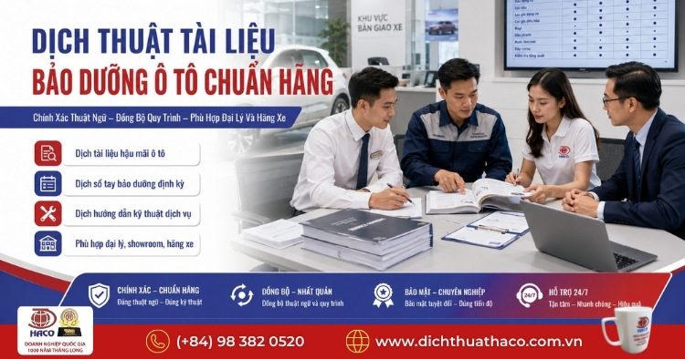 dich thuat so tay huong dan bao duong o to 1