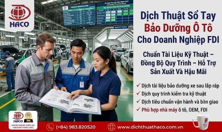 Dịch thuật sổ tay hướng dẫn bảo dưỡng ô tô 8 Dịch thuật sổ tay hướng dẫn bảo dưỡng ô tô