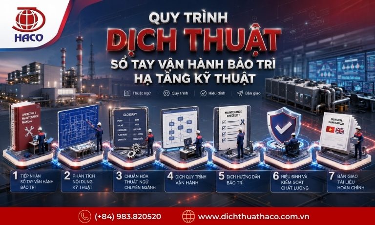 Dịch Thuật Sổ Tay Vận Hành Bảo Trì Hạ Tầng Kỹ Thuật Chính Xác Tại HACO 3 dich thuat so tay van hanh bao tri ha tang ky thuat 4