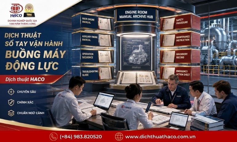 Dịch thuật sổ tay vận hành buồng máy động lực chuyên nghiệp, chính xác 3 dich thuat so tay van hanh buong may dong luc 1