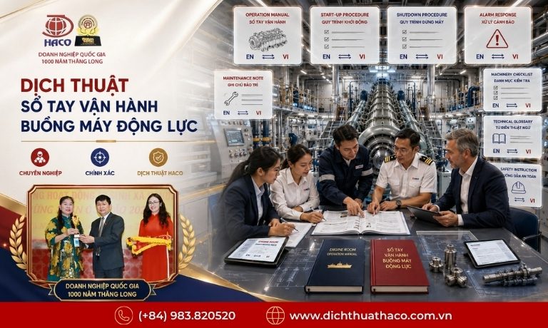 Dịch thuật sổ tay vận hành buồng máy động lực chuyên nghiệp, chính xác 4 dich thuat so tay van hanh buong may dong luc 2