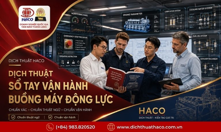 Dịch thuật sổ tay vận hành buồng máy động lực chuyên nghiệp, chính xác 5 dich thuat so tay van hanh buong may dong luc 3