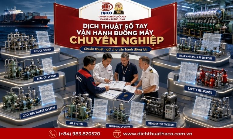 Dịch thuật sổ tay vận hành buồng máy động lực chuyên nghiệp, chính xác 1 dich thuat so tay van hanh buong may dong luc 6