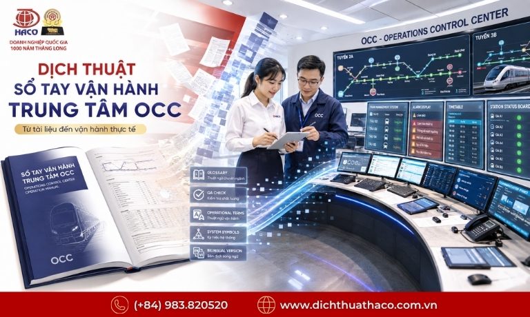 Dịch thuật sổ tay vận hành trung tâm OCC chuẩn thuật ngữ chuyên ngành 3 dich thuat so tay van hanh trung tam occ 3