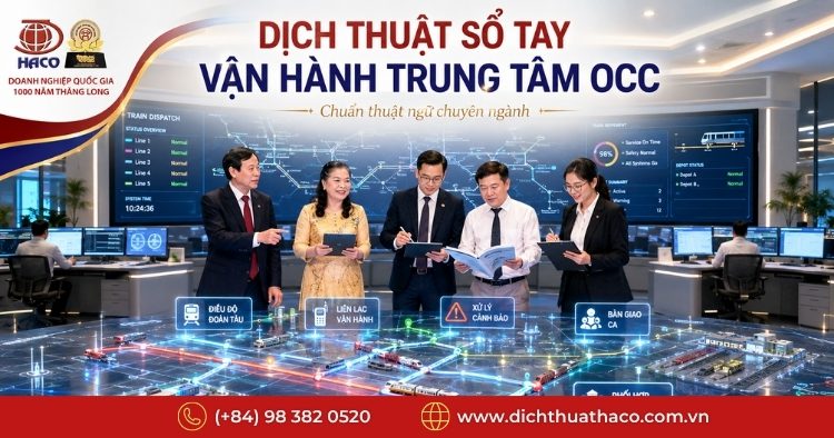 Dịch thuật sổ tay vận hành trung tâm OCC chuẩn thuật ngữ chuyên ngành 7 dich thuat so tay van hanh trung tam occ 7