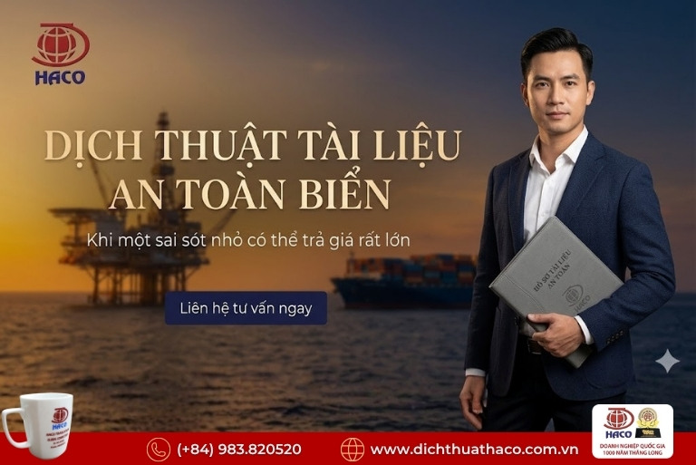 Dịch thuật tài liệu an toàn biển