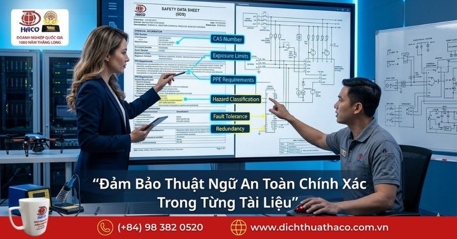 Dịch Thuật Tài Liệu An Toàn Hóa Chất Ngành Điện Tử Bắc Ninh