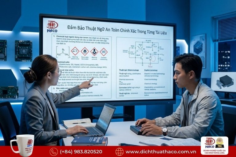 Dịch Thuật Tài Liệu An Toàn Hóa Chất Ngành Điện Tử Bắc Ninh