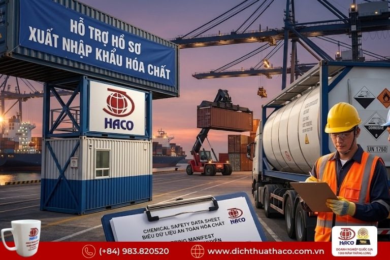 Dịch thuật tài liệu an toàn hóa chất Thanh Hóa 2026 7 Dịch thuật tài liệu an toàn hóa chất Thanh Hóa