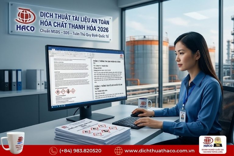 Dịch thuật tài liệu an toàn hóa chất Thanh Hóa 2026 8 Dịch thuật tài liệu an toàn hóa chất Thanh Hóa
