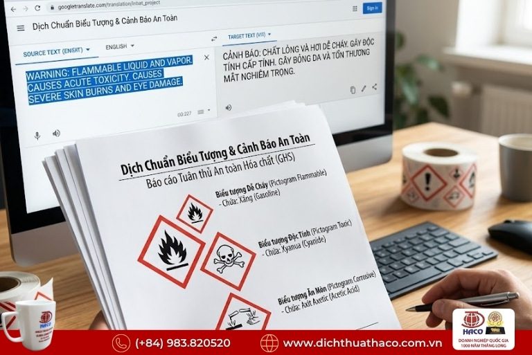 Dịch thuật tài liệu an toàn hóa chất Thanh Hóa 2026 4 Dịch thuật tài liệu an toàn hóa chất Thanh Hóa
