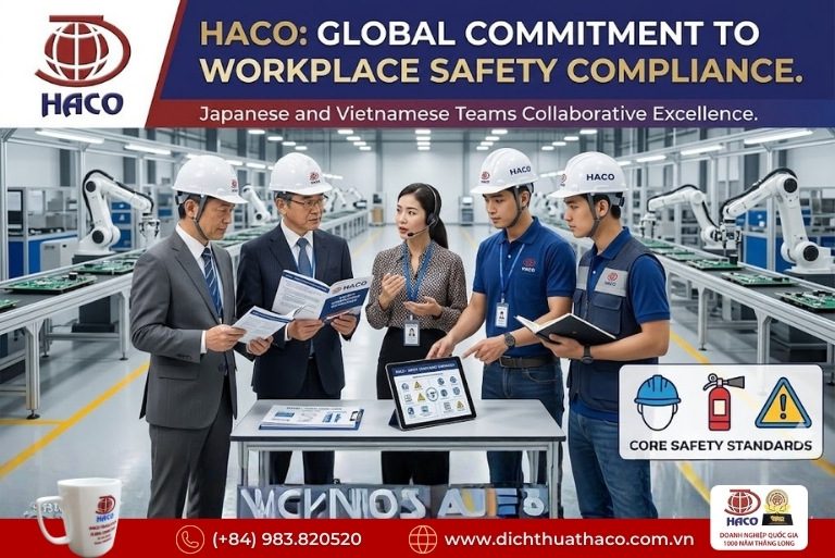 Dịch thuật tài liệu an toàn lao động và PCCC Đồng Nai