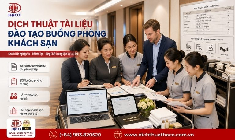 dich thuat tai lieu dao tao nghiep vu khach san 1