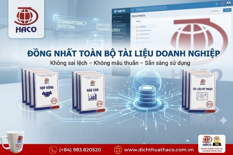 Dịch thuật tài liệu doanh nghiệp nước ngoài