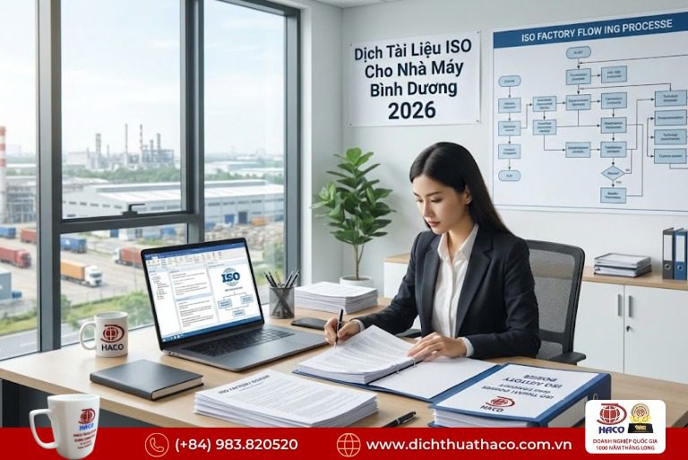 Dịch thuật tài liệu ISO cho nhà máy Bình Dương 2026 3 Dịch thuật tài liệu ISO cho nhà máy Bình Dương