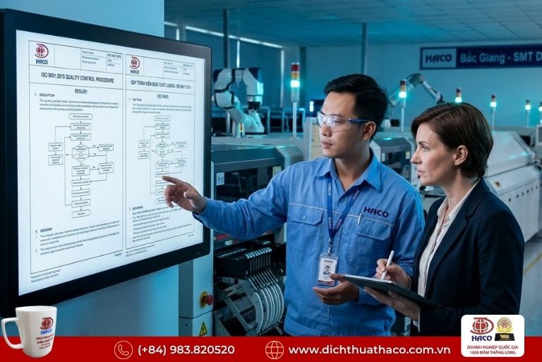 Dịch Thuật Tài Liệu ISO Nhà Máy Bắc Giang 2026 5 Dịch Thuật Tài Liệu ISO Nhà Máy Bắc Giang