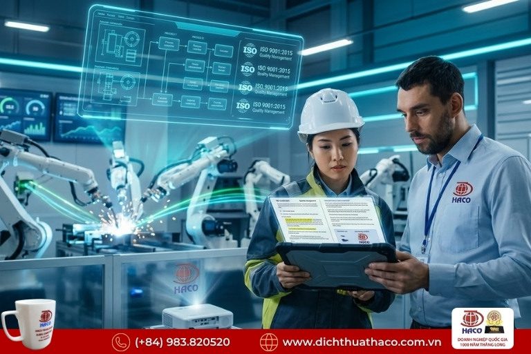 Dịch Thuật Tài Liệu ISO Nhà Máy Bắc Giang 2026 2 Dịch Thuật Tài Liệu ISO Nhà Máy Bắc Giang