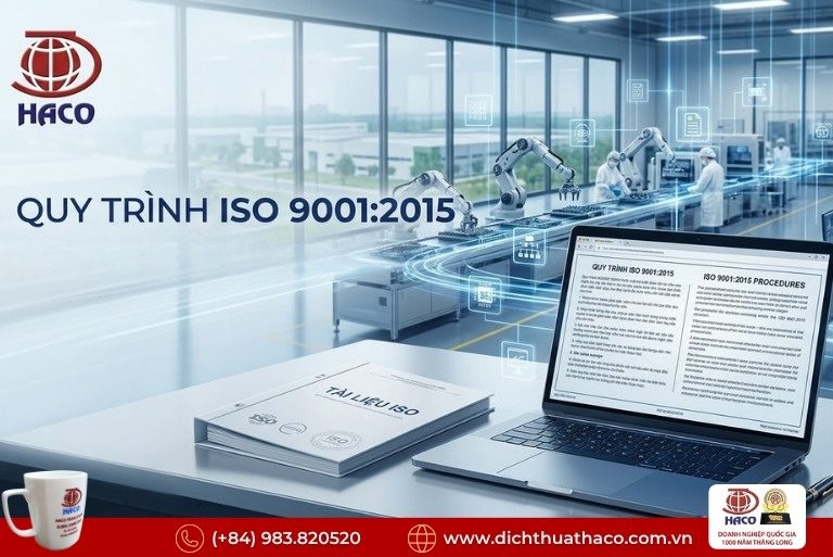 Dịch Thuật Tài Liệu ISO Nhà Máy Bắc Giang 2026 3 Dịch Thuật Tài Liệu ISO Nhà Máy Bắc Giang