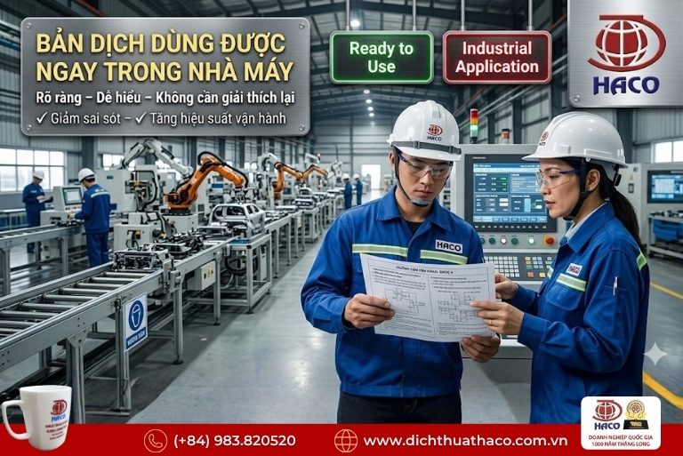 Dịch thuật tài liệu kỹ thuật chuyên sâu