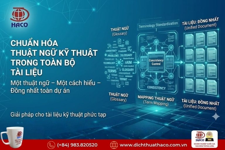 Dịch thuật tài liệu kỹ thuật chuyên sâu