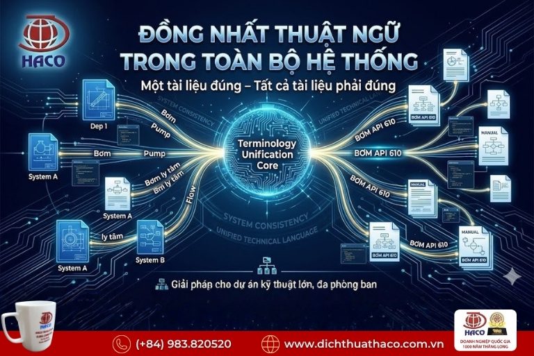 Dịch thuật tài liệu kỹ thuật chuyên sâu