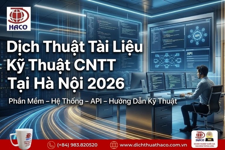 Dịch thuật tài liệu kỹ thuật CNTT tại Hà Nội 2026 5 Dịch thuật tài liệu kỹ thuật CNTT tại Hà Nội