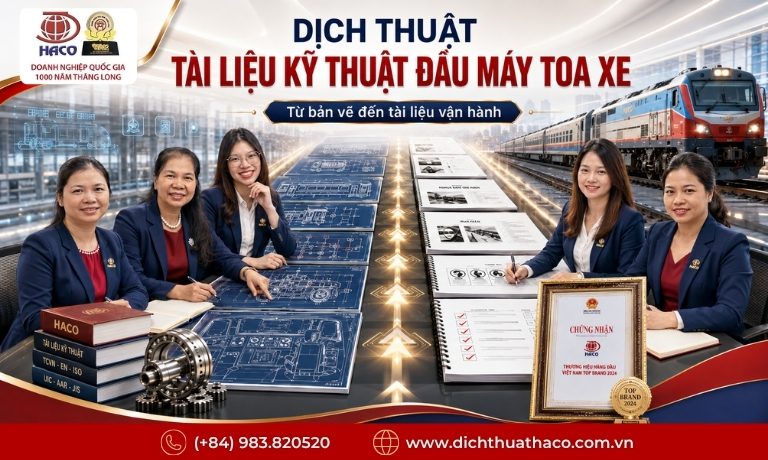 Dịch thuật tài liệu kỹ thuật đầu máy toa xe: Từ bản vẽ đến tài liệu vận hành 7 dich thuat tai lieu ky thuat dau may toa xe 1