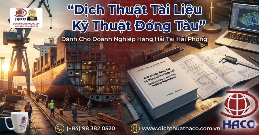 Dịch Thuật Tài Liệu Kỹ Thuật Đóng Tàu Tại Hải Phòng
