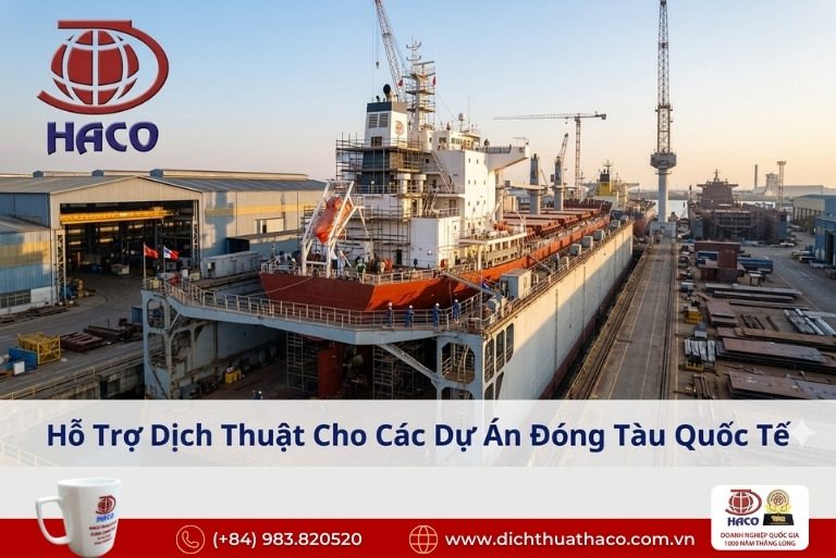 Dịch Thuật Tài Liệu Kỹ Thuật Đóng Tàu Tại Hải Phòng