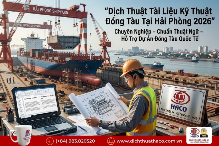 Dịch Thuật Tài Liệu Kỹ Thuật Đóng Tàu Tại Hải Phòng