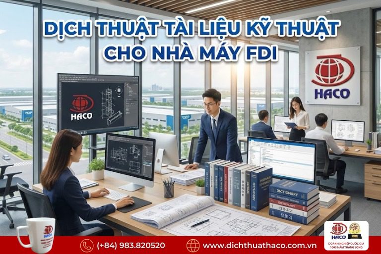 Dịch thuật tài liệu kỹ thuật KCN VSIP