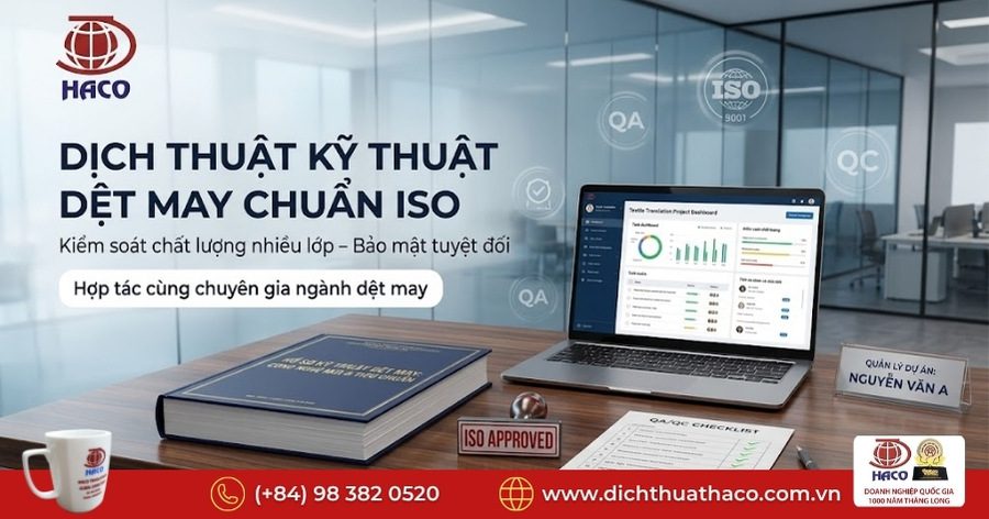 Dịch thuật tài liệu kỹ thuật ngành dệt may 2026 1 Dịch thuật tài liệu kỹ thuật ngành dệt may