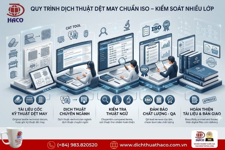 Dịch thuật tài liệu kỹ thuật ngành dệt may 2026 5 Dịch thuật tài liệu kỹ thuật ngành dệt may