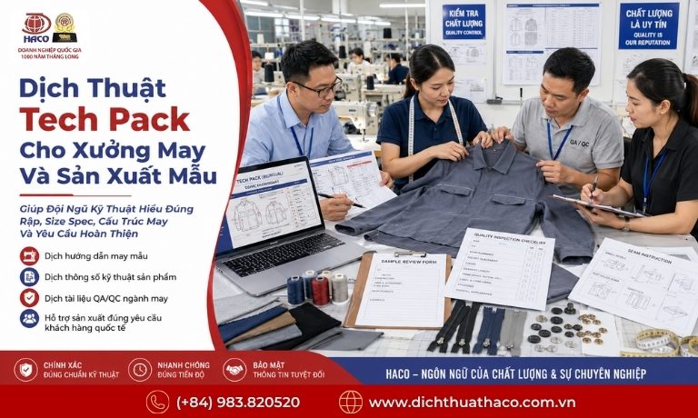 Dịch Thuật Hồ Sơ Kiểm Toán Trách Nhiệm Xã Hội CSR | HACO 4 dich thuat tai lieu ky thuat rap may tech pack 3