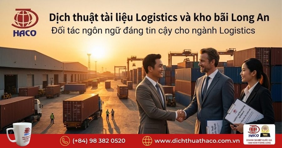 Dịch thuật tài liệu Logistics và kho bãi Long An