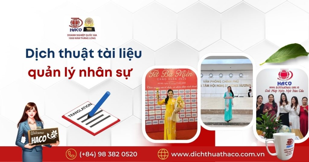 Dich Thuat Tai Lieu Quan Ly Nhan Su Chuyen Nghiep