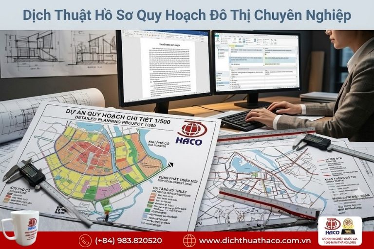 Dịch thuật tài liệu quy hoạch đô thị Quảng Ninh