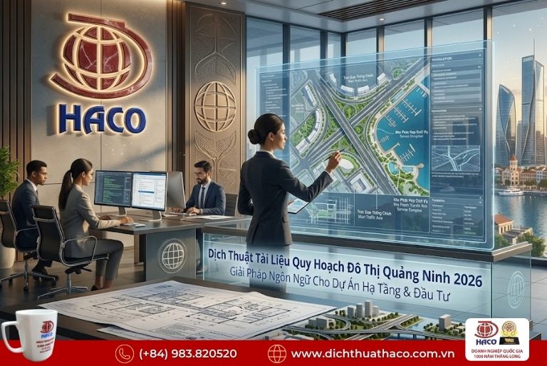 Dịch thuật tài liệu quy hoạch đô thị Quảng Ninh