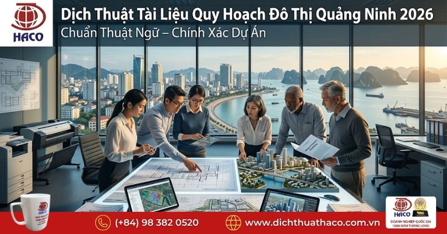 Dịch thuật tài liệu quy hoạch đô thị Quảng Ninh