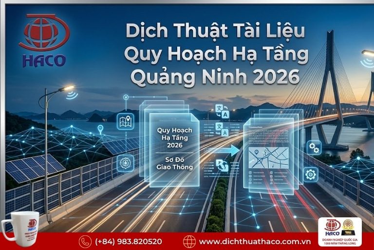 Dịch thuật tài liệu quy hoạch đô thị Quảng Ninh