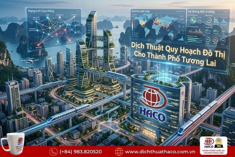 Dịch thuật tài liệu quy hoạch đô thị Quảng Ninh