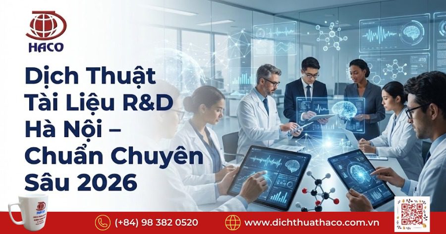 Dịch thuật tài liệu R&D chuyên sâu Hà Nội