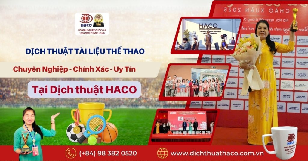 Dich Thuat Tai Lieu The Thao Chuyen Nghiep Chinh Xac Uy Tin